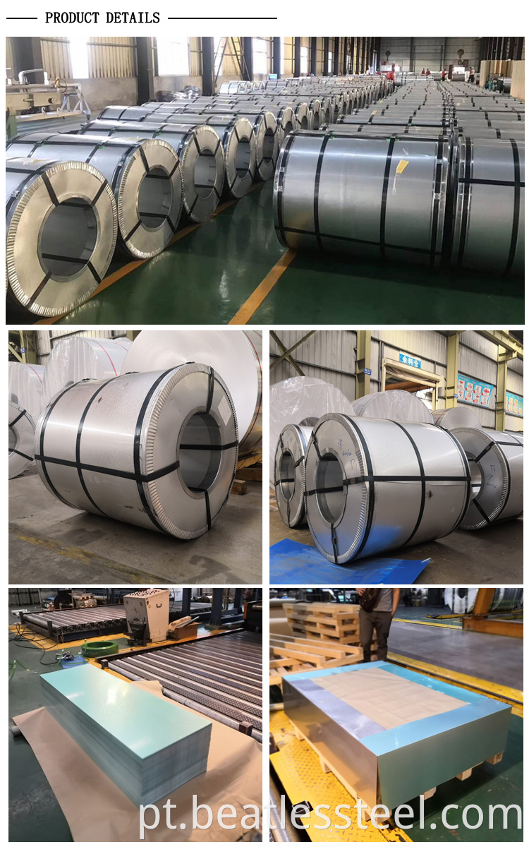 Galvanized steel sheet coil for roofing sheet